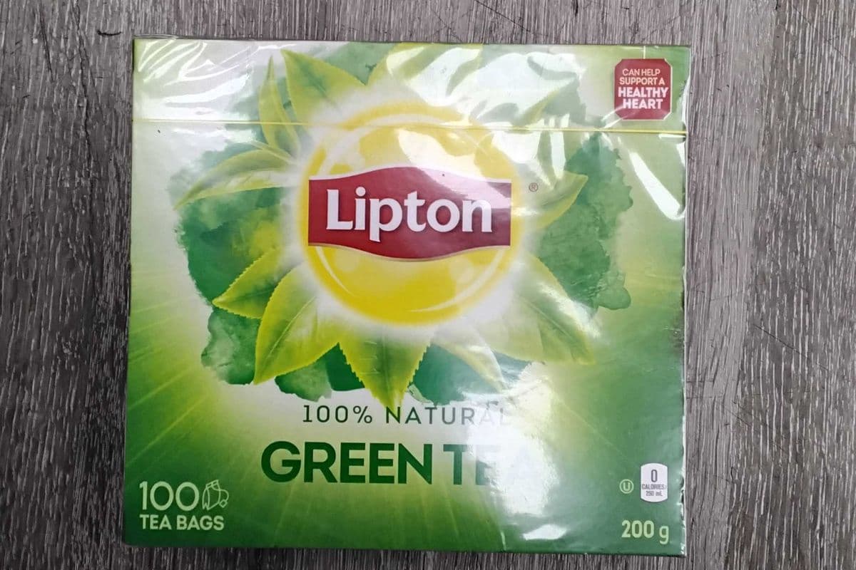 Lipton 100% natural green tea 100 tea bags (200g)