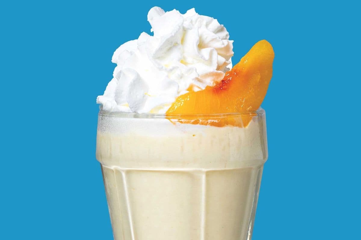 Peaches & Cream Milk Shake