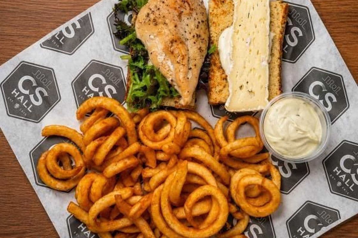 Chicken Brie +Blackberry Sandwich