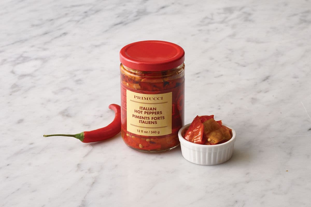 Italian Hot Peppers (340ml Jar)