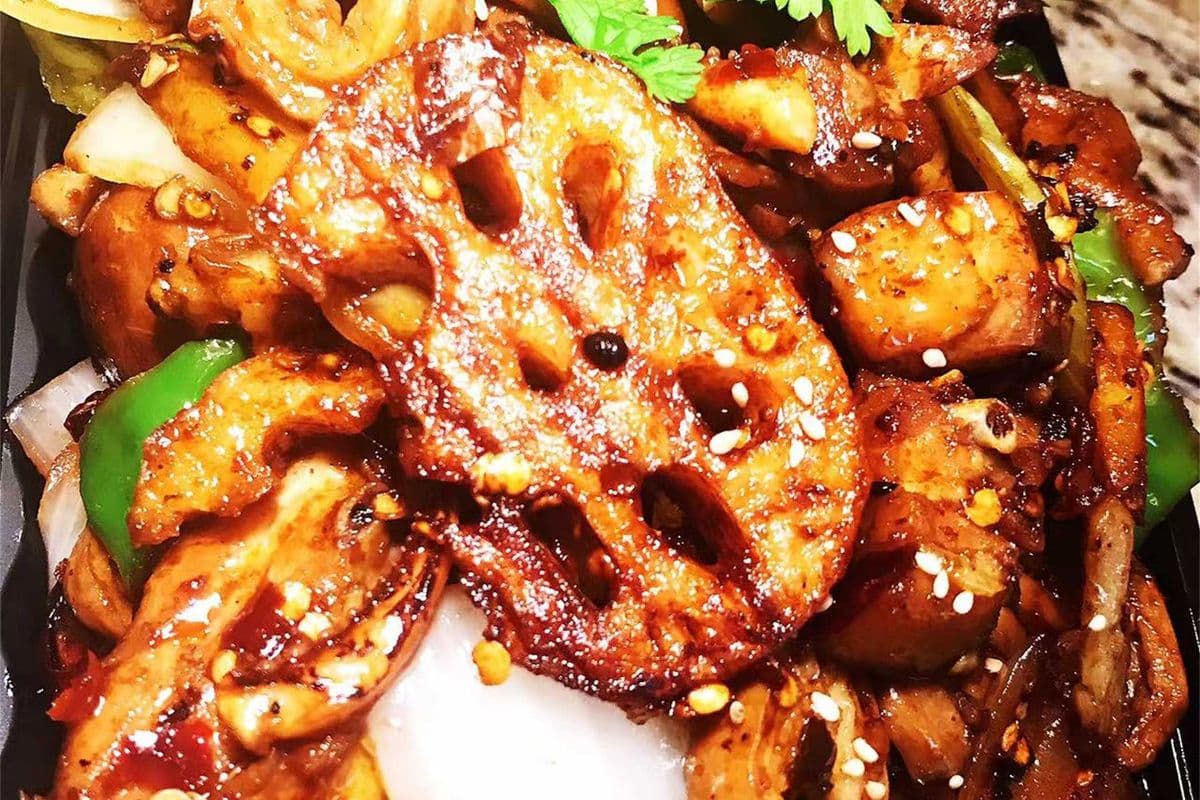 9. Spicy Dry Pot Chicken 干锅鸡
