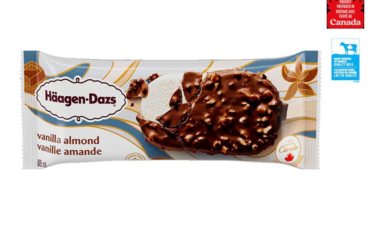 Haagen-Dazs Vanilla Almond Bar (88 ml) (88ML)