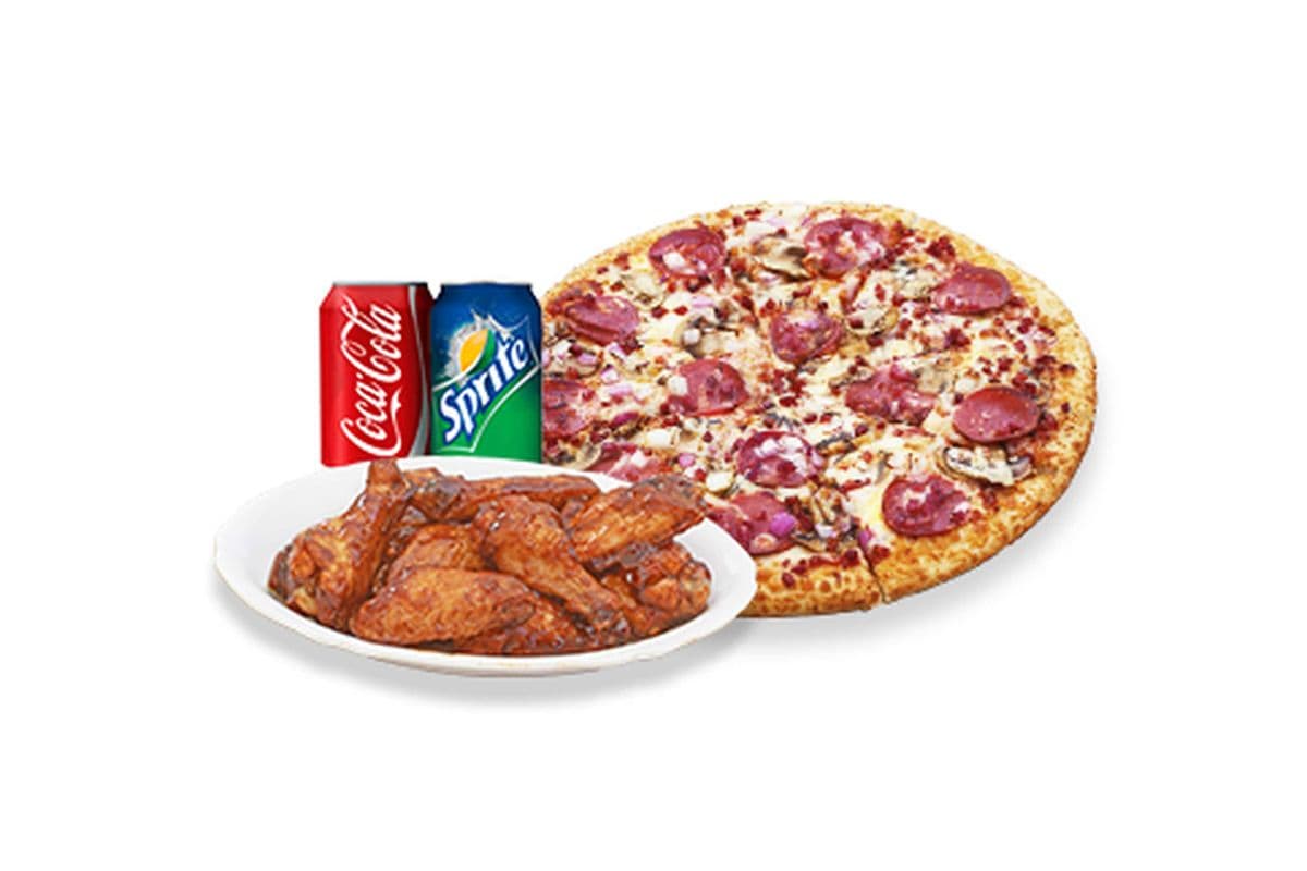 Maggie’s Large Pizza + Wings Deal