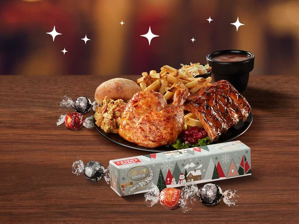 Festive Chicken & Third Rack Combo