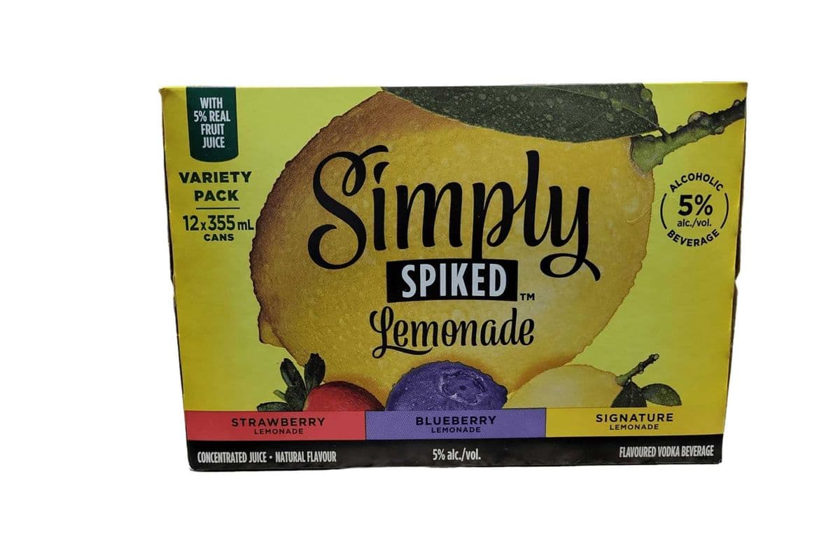 Simply Spiked Lemonade Variety Pack (12 x 355ml)