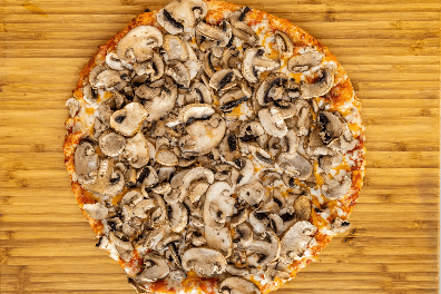 Tender Mushroom Pizza
