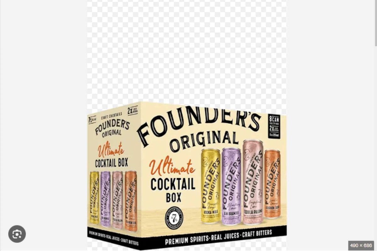 FOUNDER'S ORIGINAL ULTIMATE COCKTAIL BOX 8pk (8 x 355ml)