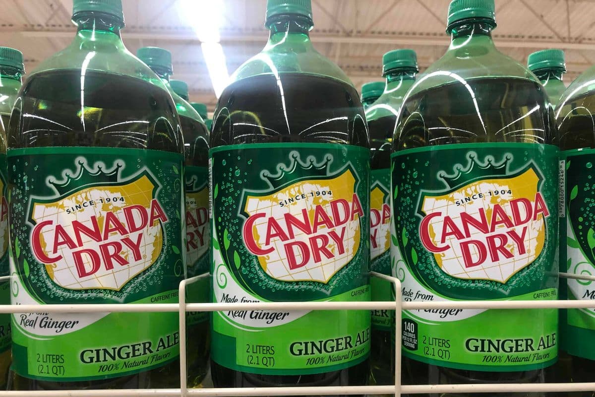 2 liter Canada dry