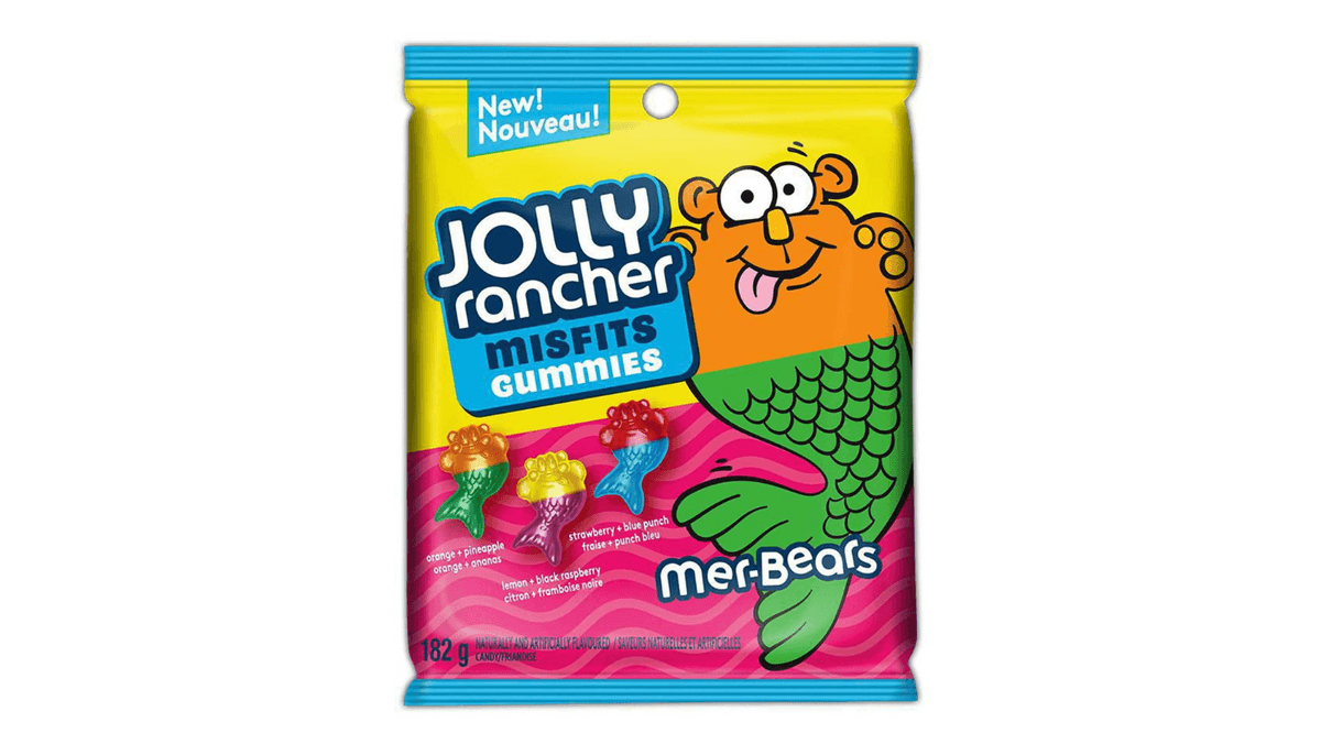 Jolly Rancher Misfits Gummies Mer-Bears 182g