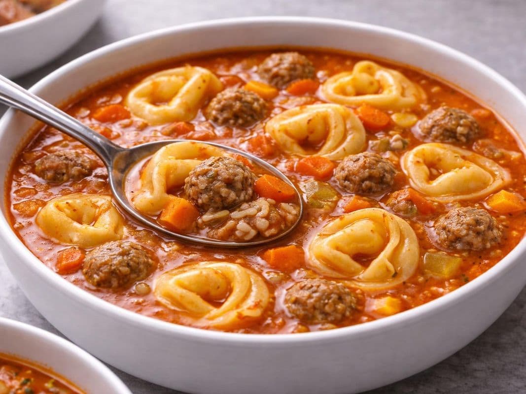 Gourmet Meatball & Tortellini Soup (16 oz)