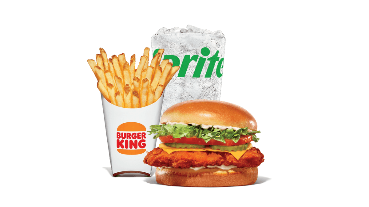 Spicy Deluxe Crispy Chicken Sandwich Large Combo