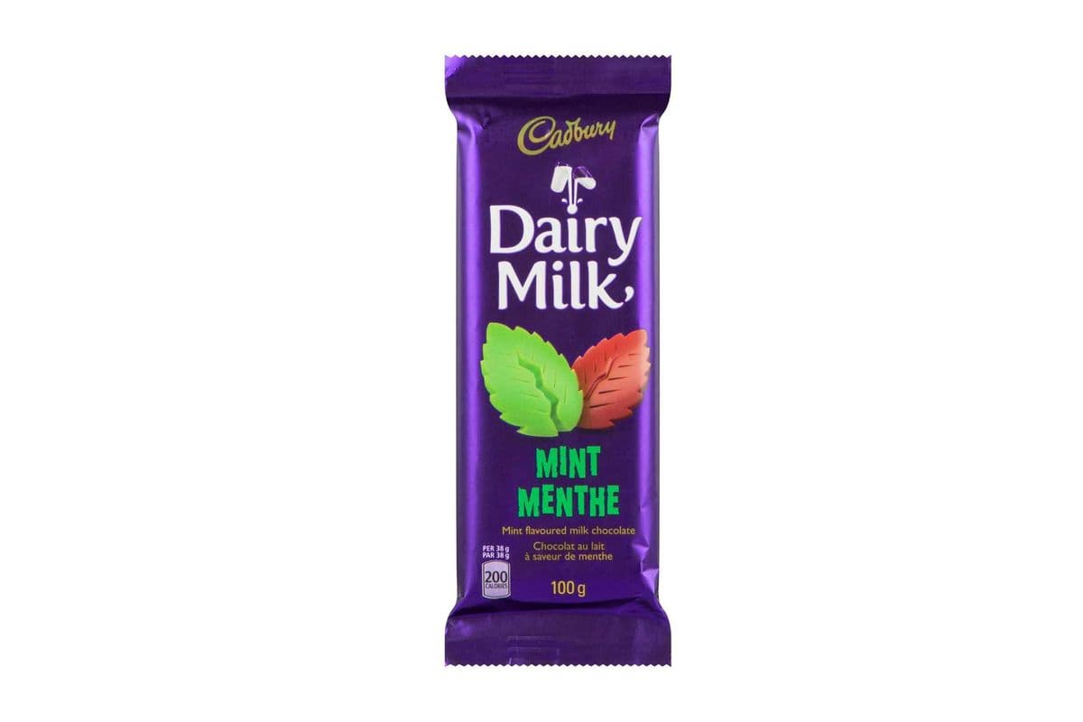 Cadbury Dairy Milk Mint 90g Tab