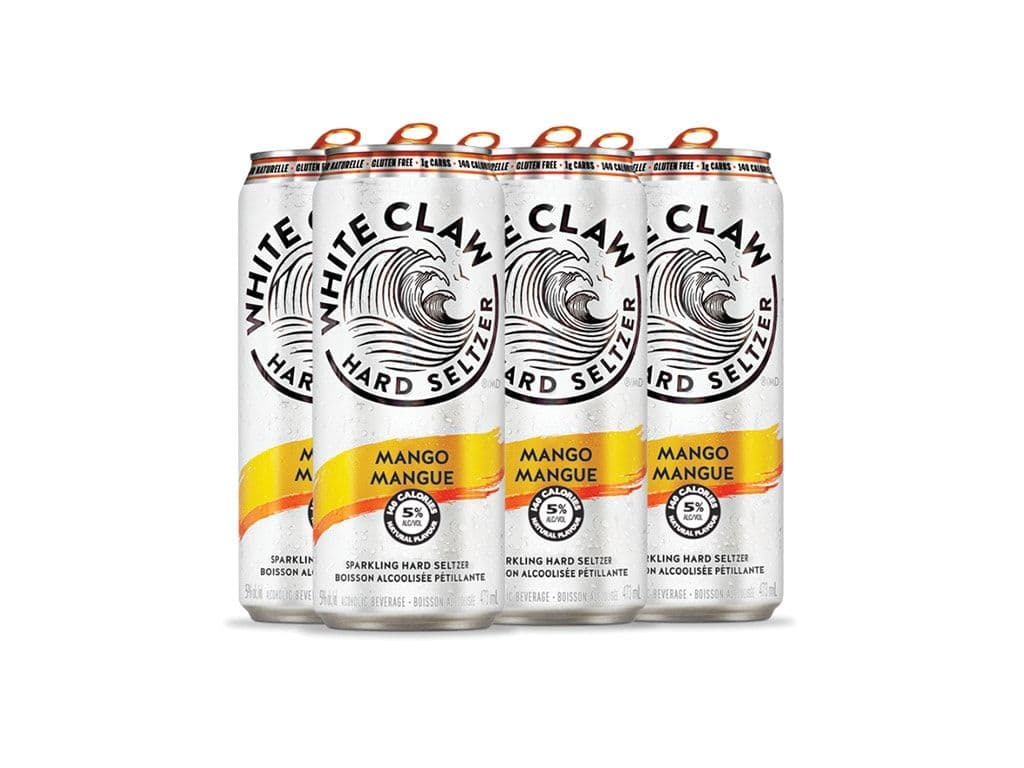 6 x White Claw Mango Hard Seltzer (6 x 473 ml)