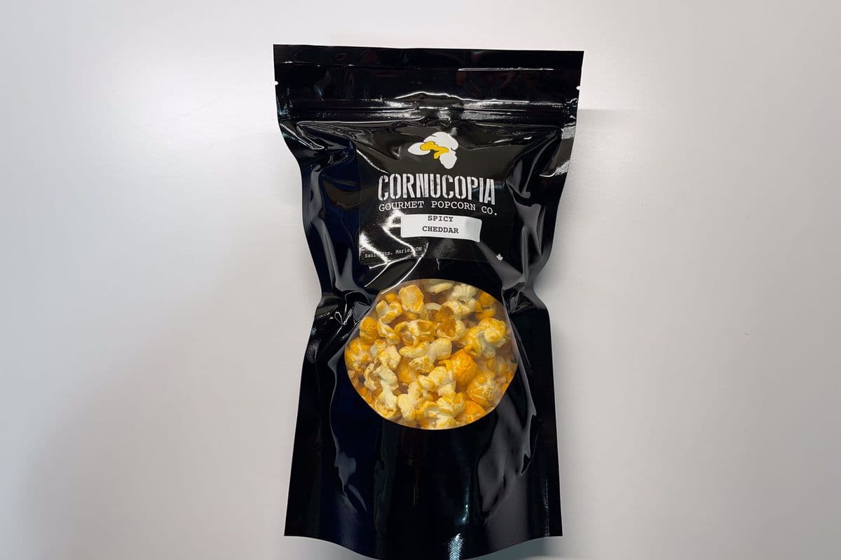Spicy Cheddar Popcorn