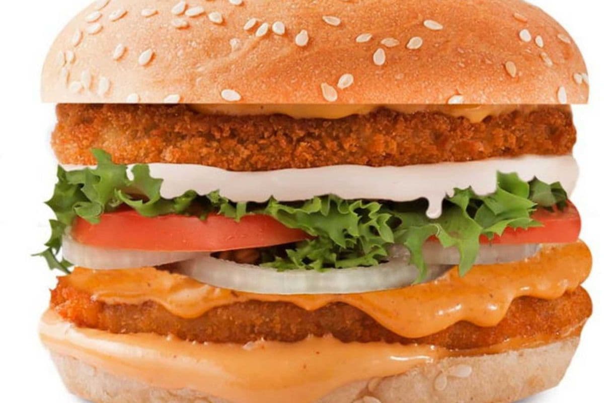 Double Tikki Cocktail Burger