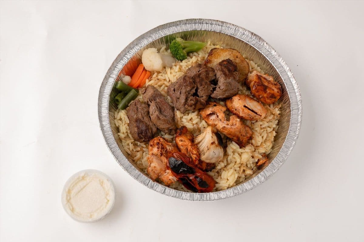 mix kabob dinner