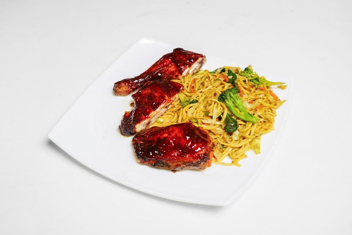 BBQ Chicken Chow Mein
