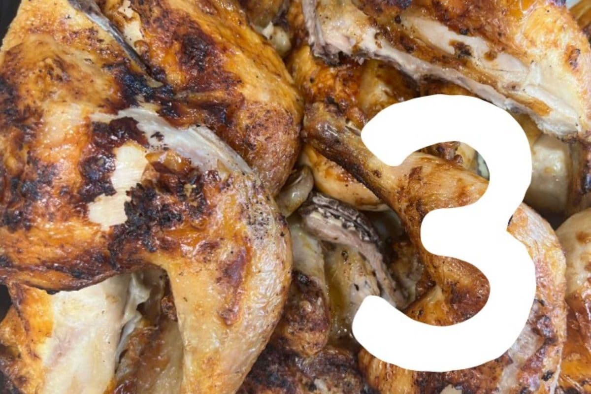 3 Grilled BBQ Chickens + 2 Large Sides