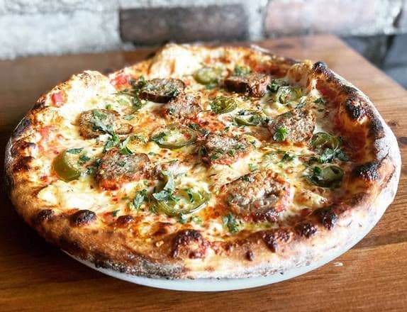 Meatball Bianco Pizza