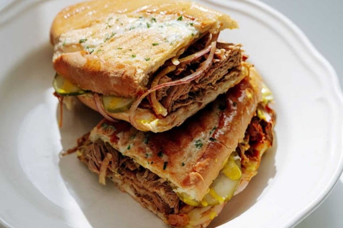 Cuban Sandwich and Salad Combo