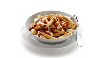 Frites avec sauce / Fries with sauce
