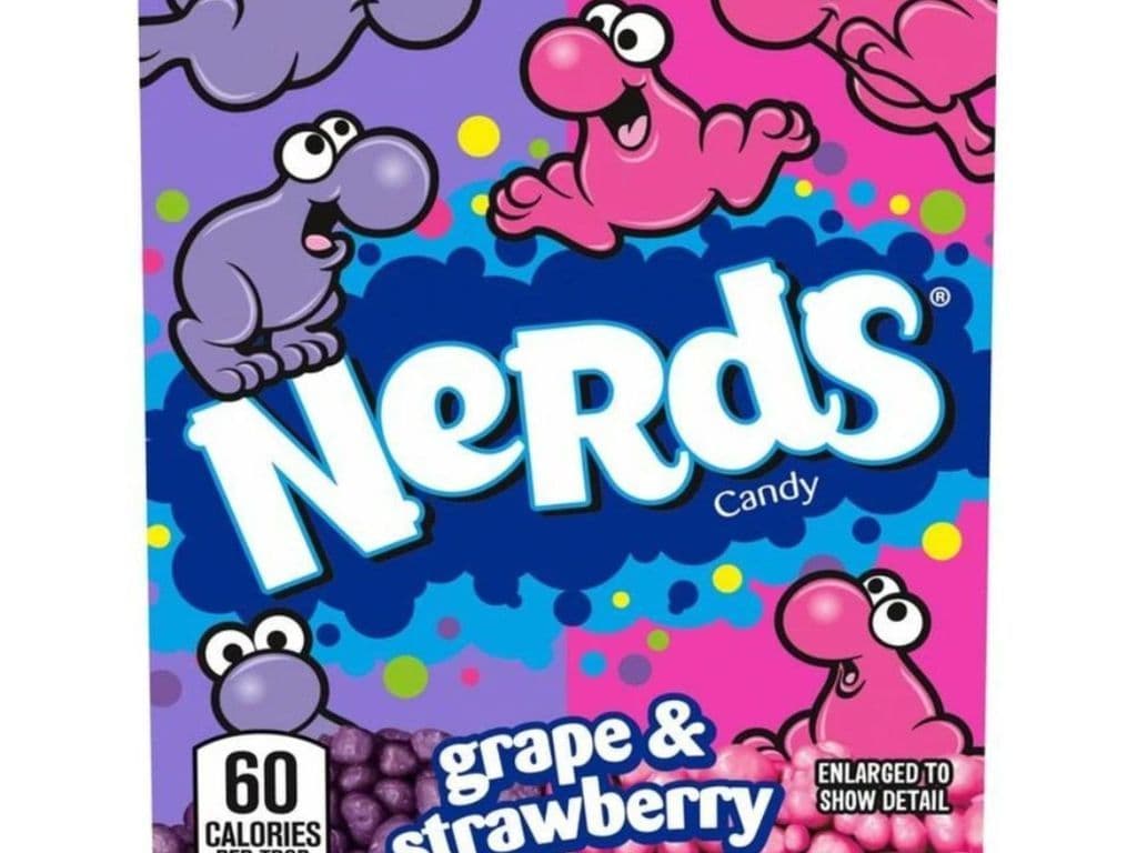 Nerds Grape and Strawberry Crunchy Candies 47g Candy