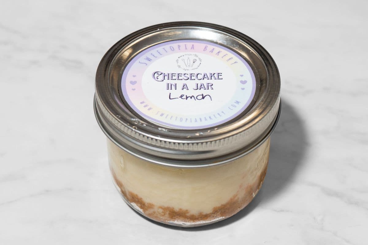 Lemon Cheesecake in a Jar