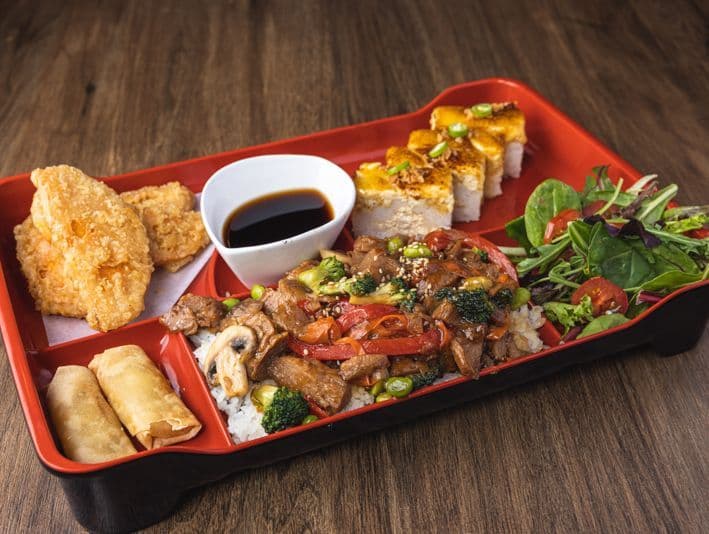 Vegan Chicken Dinner Box