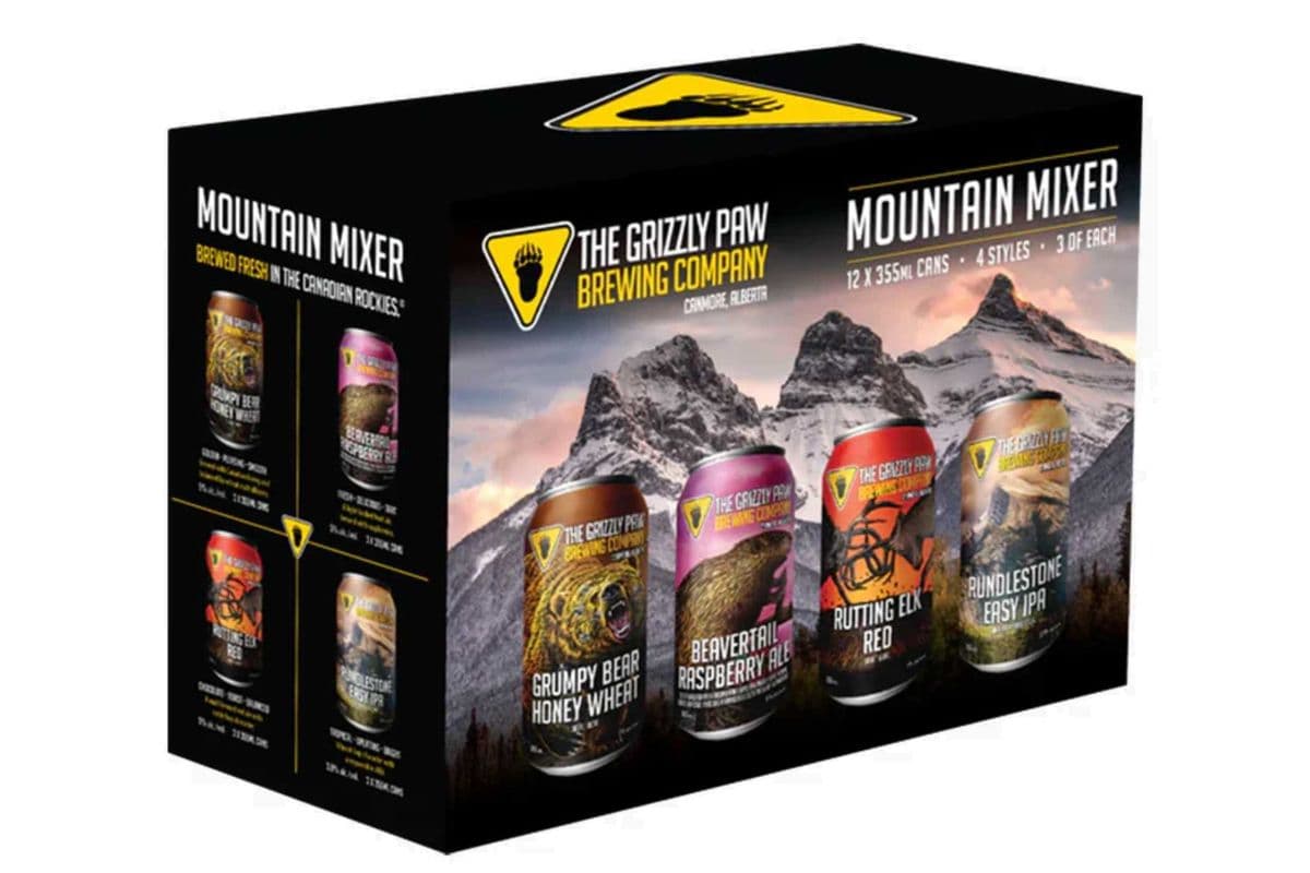 Grizzly Paw Mountain Mixer-12PK (12 x 355ml)