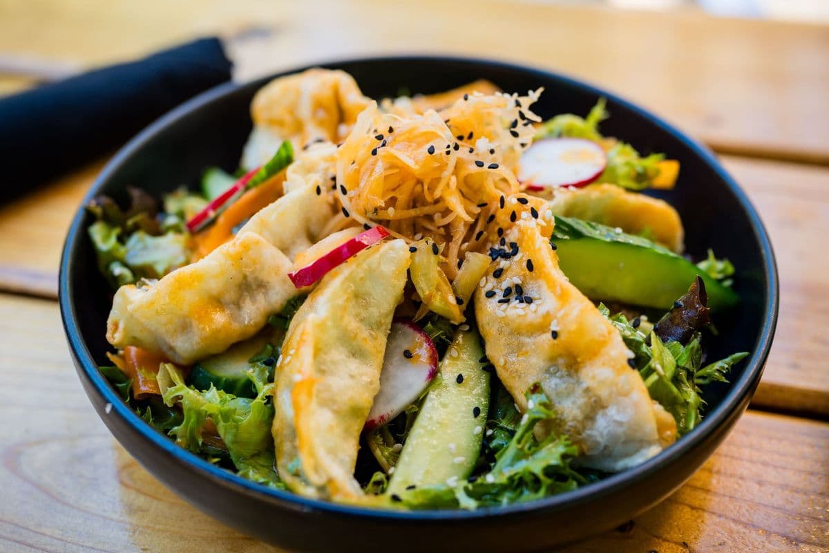 Dumpling Salad