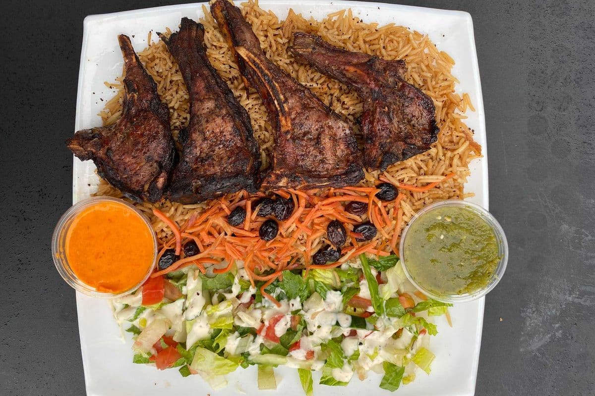 12.Lamb Chop Kabobs (4 pcs)