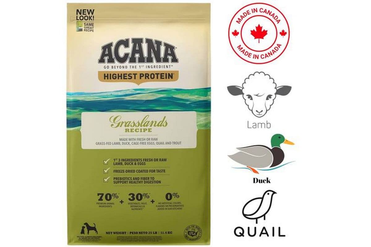 Acana - Grasslands Adult Dry Dog Food - (25 lbs)
