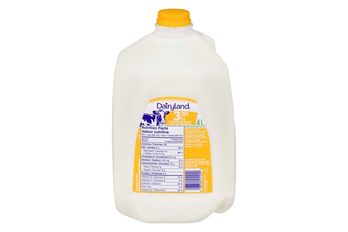 Dairyland - Milk Homo 3.25% (4L)