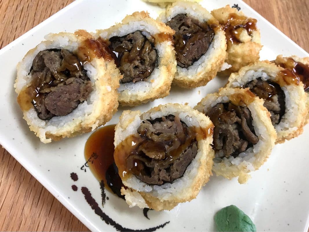 Deep Beef Teriyaki Roll