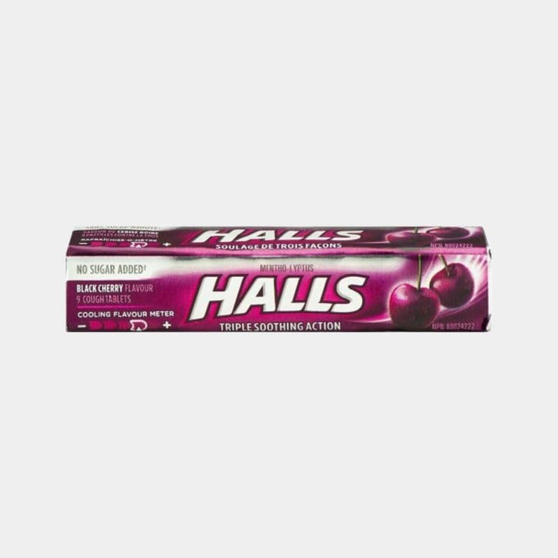 Halls Mento-Lyptus, Black Cherry (9 Ea)