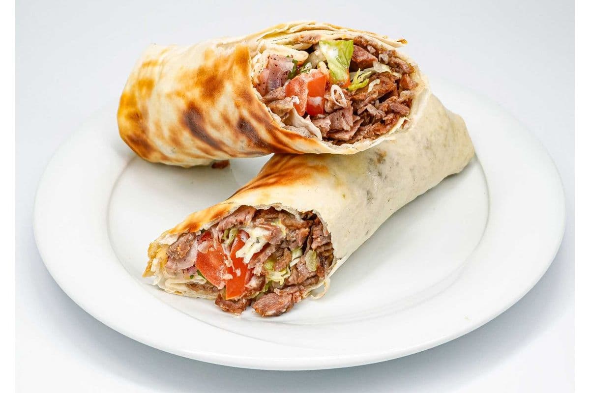 Veal and Lamb Doner Wrap