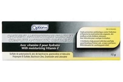 Option+ Complete Antibiotic Ointment (15 g)