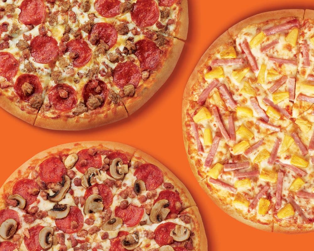 4. Three Medium 12" Pizzas Bundled Special