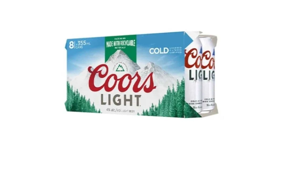Coors Light 8 pack (8 x 355mL)