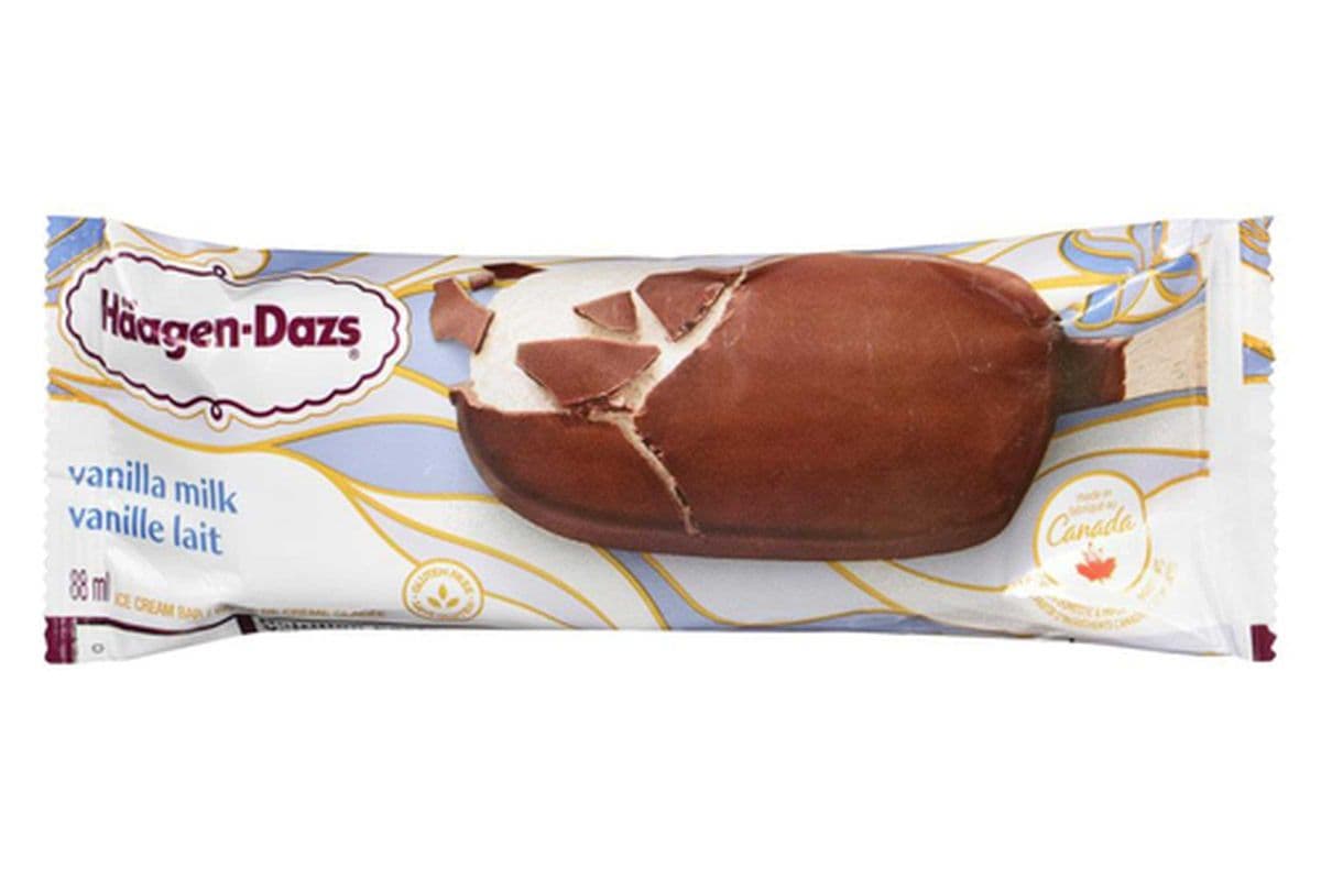 Haagen-Dazs Vanilla Milk Chocolate Bar (88 ml) (88ML)