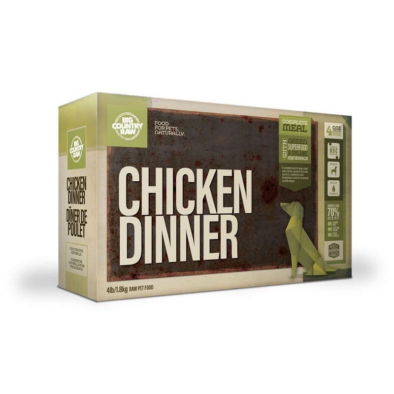 Big Country Raw Chicken Dinner - 4 x 1 lb