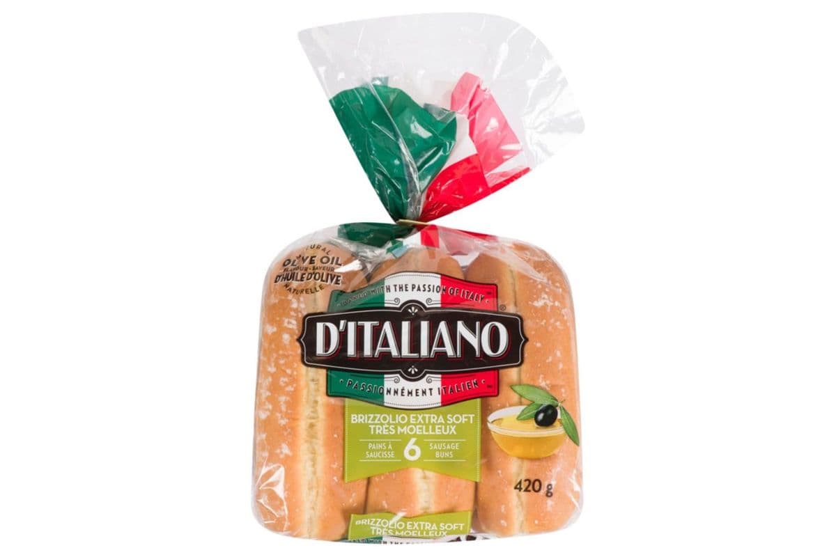 D’Italiano 6 Sausage Buns (420 g)