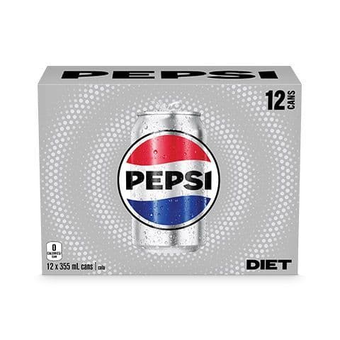 Pepsi Diet Cola 355ml x 12 Pack