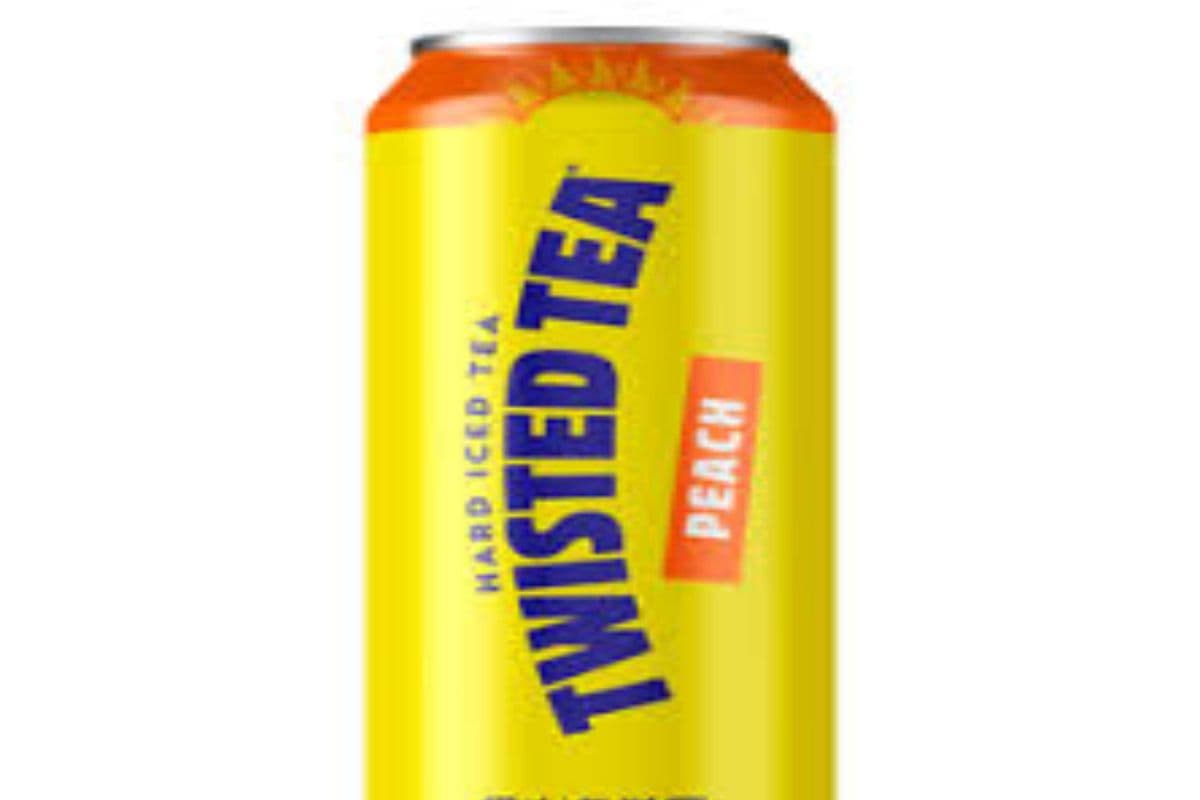 Twisted Tea Peach (473 ml Can) (1 x 473 ml)