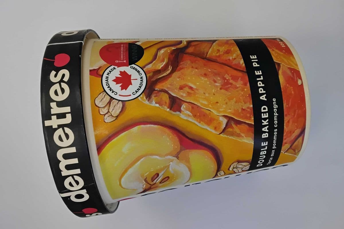 Demetres double baked apple pie (500 ml)