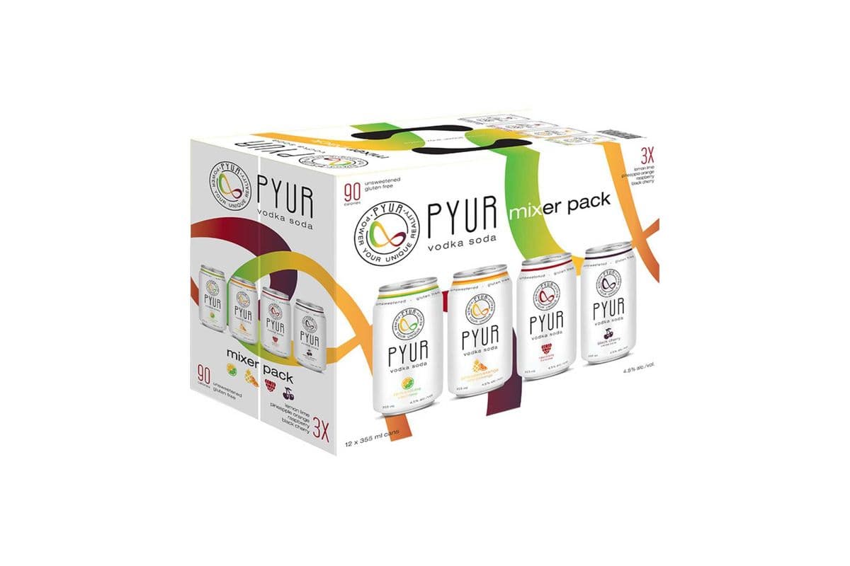 Pyur Vodka Soda Mixer (12 x 355ml)