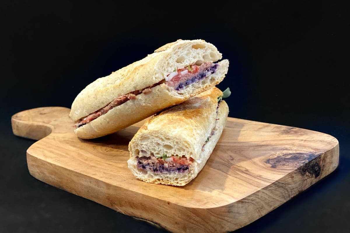 Sandwich Canard et Bleuets