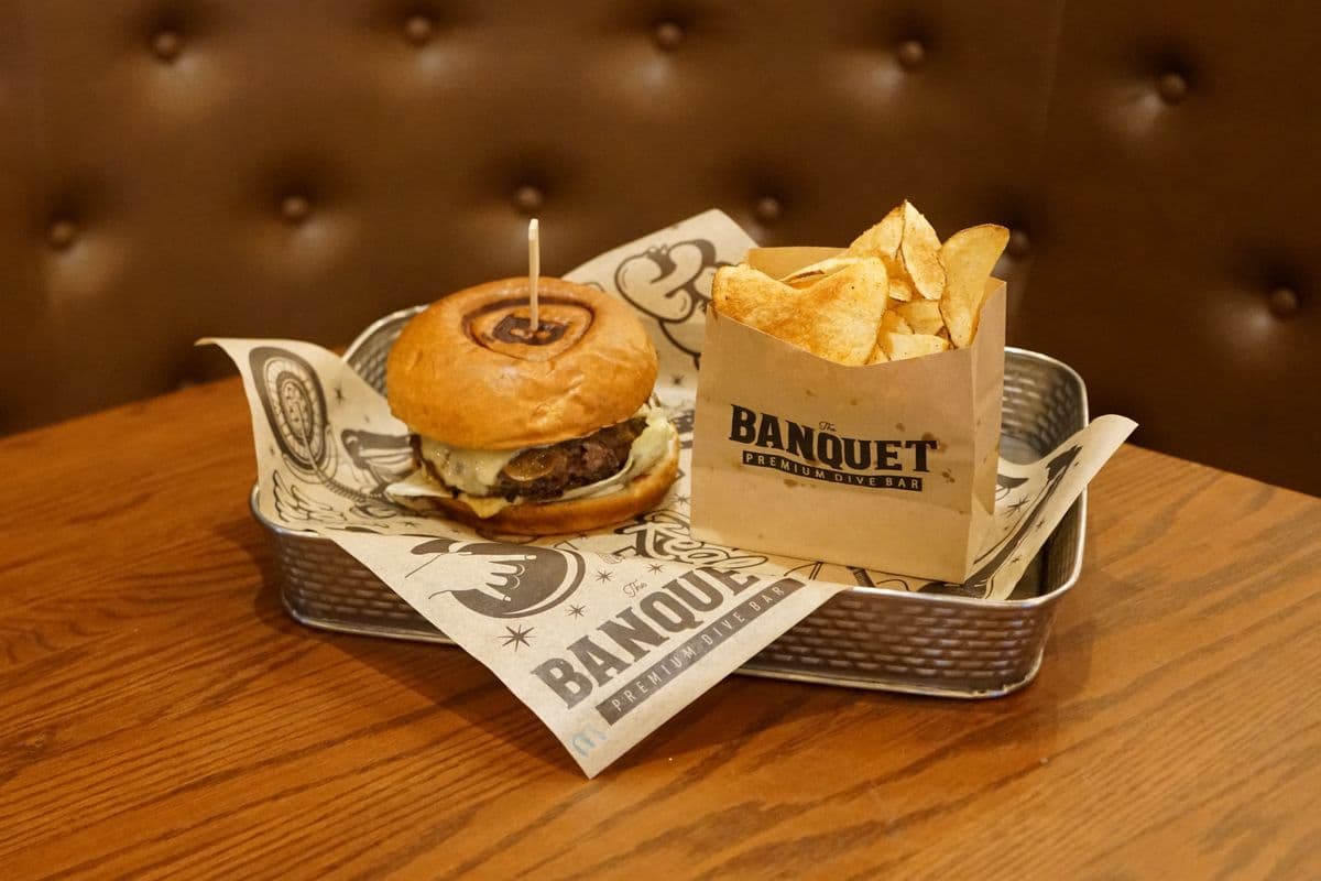 Mushroom Swiss Burger