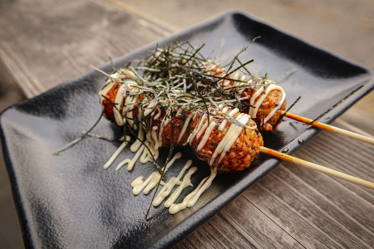 Norimayo Tsukune (2 skewers)
