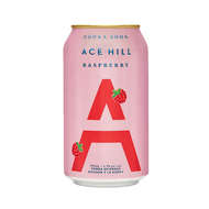 Ace Hill Raspberry Vodka Soda (1 Can x 355 mL)